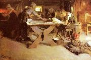 Anders Zorn Bread Baking oil on canvas